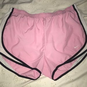 pink nike shorts